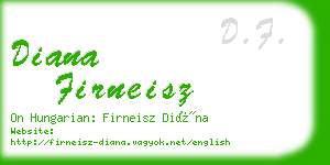 diana firneisz business card